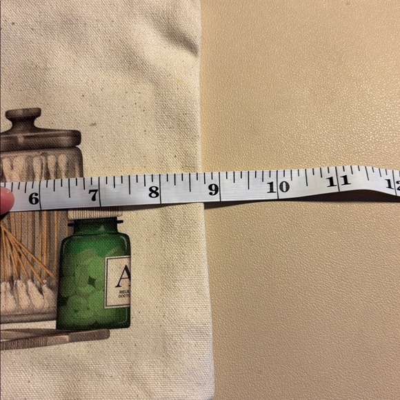 Canvas Zipper Pouch with Medical Print - Picture 5 of 6